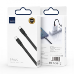 WiWU Wi-C004 Bravo 60W PD Type-C to Type-C Flat Charging Cable 1m