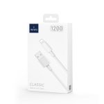 WiWU Wi-C006 Classic USB to Lightning Charging Cable 2.4A 1.2m - White - Image 7