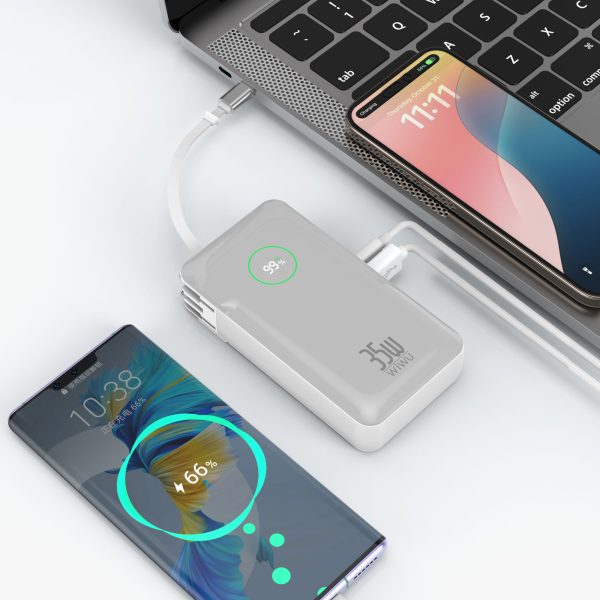 بنك طاقة WiWU Wi-P049 نوبل 10000 مللي أمبير 35 واط