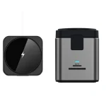 WiWU Wi-W025 Cube Hub 9 في 1 محطة إرساء متعددة المنافذ مع شاحن لاسلكي