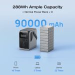 EcoFlow Trail 300 DC Portable Power Station, 288Wh, 300W