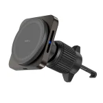 شاحن لاسلكي WiWU CH-318 Magneto حامل للسيارة - أسود