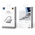 WiWU Wi-HB002 Traveling 3in1 USB-C Hub