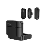 WiWU Wi-WM002 Lightning Duo Wireless Mini Microphone - Black
