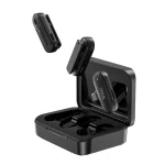 WiWU Wi-WM002 Lightning Duo Wireless Mini Microphone - Black