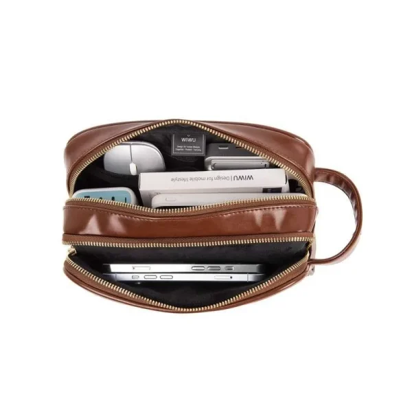 حقيبة WiWU Metris Travel Pouch Pro - براون