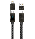 WiWU Wi-C039 Titan 100W USB إلى Type-C، من type-C إلى كابل شحن سريع 15 سم