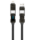 WiWU Wi-C039 Titan 100W USB to Type-C, Type-C to Lightning-Fast Charging Cable 15cm