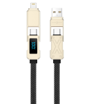 WiWU Wi-C039 Titan 100W USB إلى Type-C، من type-C إلى كابل شحن سريع 15 سم