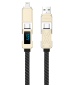 WiWU Wi-C039 Titan 100W USB إلى Type-C، من type-C إلى كابل شحن سريع 15 سم