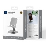 WiWU ZM-014 360° Foldable Desktop Rotation Phone Stand - Grey
