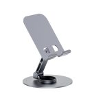 WiWU ZM-014 360° Foldable Desktop Rotation Phone Stand - Grey