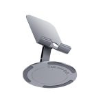 WiWU ZM-014 360° Foldable Desktop Rotation Phone Stand - Grey