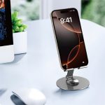 WiWU ZM-014 360° Foldable Desktop Rotation Phone Stand - Grey