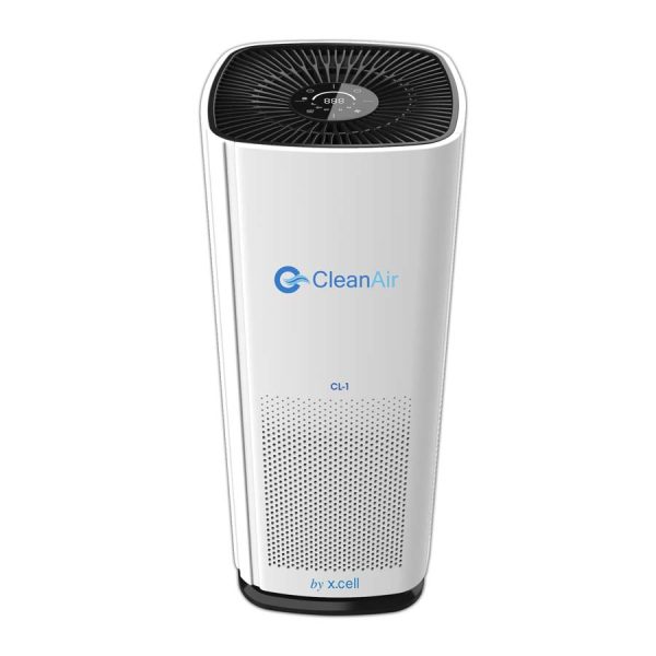 X.CELL Clean Air CL1 Air Purifier, With Pre Filter, HEPA Filter, Activated Carbon Filter - White