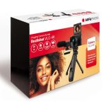 مجموعة كاميرا تدوين فيديو Agfaphoto Realishot VLG4KDIG 24 ميجابكسل 4K بزاوية 16X Digital Zoom - أسود