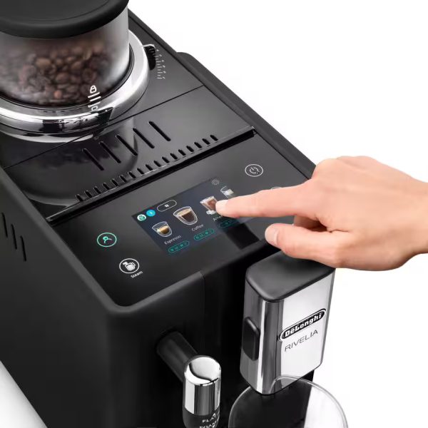 ماكينة إسبريسو أوتوماتيكية بالكامل Delonghi Rivelia EXAM440.35.B - أسود أونيكس