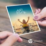 HP Sprocket 3.5 x 4.25 Zink Sticky-backed Photo Paper