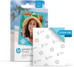 HP Sprocket 3.5 x 4.25 Zink Sticky-backed Photo Paper