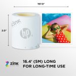 لفة ورق زنك من HP Sprocket Panorama بطول 16.4' (5 أمتار)