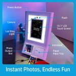 طابعة صور ملونة HP Sprocket Photobooth 3×4 بشاشة لمس LED
