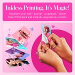 طابعة صور محمولة فورية من KODAK Barbie x Step Slim Wireless - بلون داكن برينك