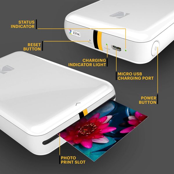 طابعة KODAK Step الفورية مع BluetoothNFC