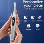 Oral-B iO Series 6N Electric Rechargeable Toothbrush, Built with AI - White