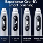 Oral-B iO Series 6N Electric Rechargeable Toothbrush, Built with AI - White