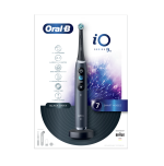 فرشاة أسنان كهربائية من نوع Oral-B iO Series 9N مع حقيبة شحن وحقيبة تجميل - أسود أونيكس