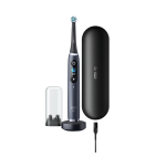 فرشاة أسنان كهربائية من نوع Oral-B iO Series 9N مع حقيبة شحن وحقيبة تجميل - أسود أونيكس