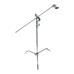 حامل إضاءة Godox C-Stand مع ذراع ورأس تثبيت وقاعدة سلحفاة قابلة للإزالة