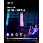 جودوكس لوح إضاءة LED RGB مرن مع سوفت بوكس 1×2 - 30×60 سم