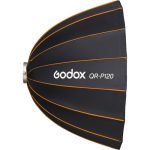 سوفت بوكس بارابوليك سريع الفك من Godox مقاس 120 سم بتركيب Bowens مع شبكة