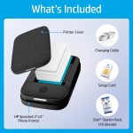 طابعة الصور الفورية المحمولة HP Sprocket - Black Noirl