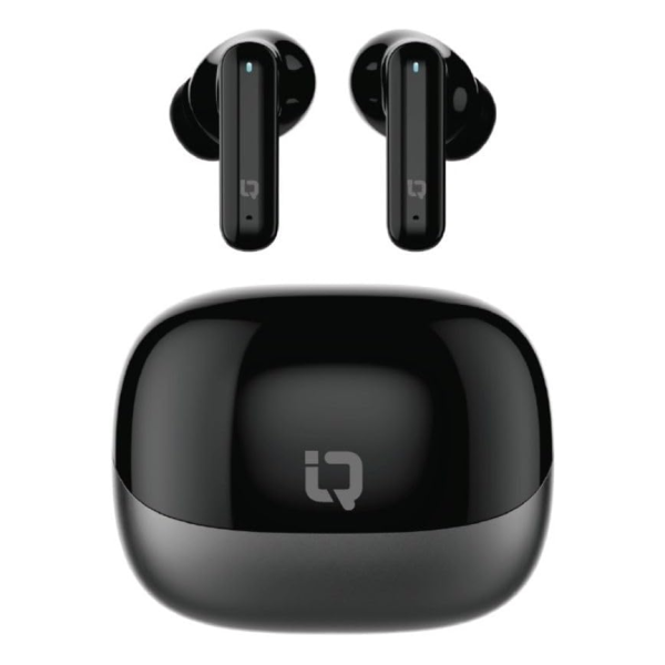 Iq Touch Tws With Zinc Alloy And Anc - 4 Mics Black