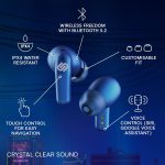 Urbanista Seoul Wireless Earphones Electric Blue
