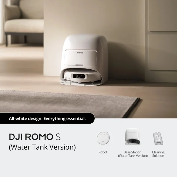 DJI ROMO S Robotic Vacuum Cleaner (Water Tank Version)