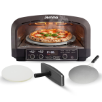 Jeroma Rotaro Electric Rotating Pizza Oven with 450°C Heat, Rotating Stone, Stainless Steel Countertop