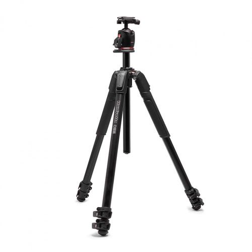 طقم حامل ثلاثي من الألومنيوم Manfrotto 055XPRO AS مع رأس كروي