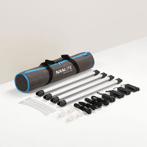 NANLITE Pavotube II 15C 2' LED RGBWW Tube Light 4Kit