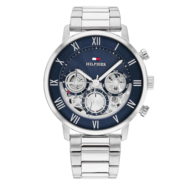 Tommy Hilfiger, Legend Men's Navy Dial, Stainless Steel Watch - 1710569