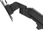Hama Monitor Holder with Height-Adjustable Gas Spring | 13"–35" Monitor Arm | Swivel, Tilt & Rotation | VESA Desk Mount | Black - Image 2