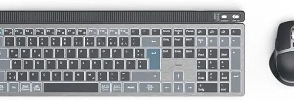 Hama WKM-750 Multi-Device Wireless Keyboard and Mouse Set