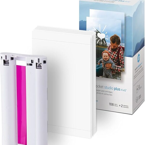 HP Sprocket Studio Plus 108 Photo Pack