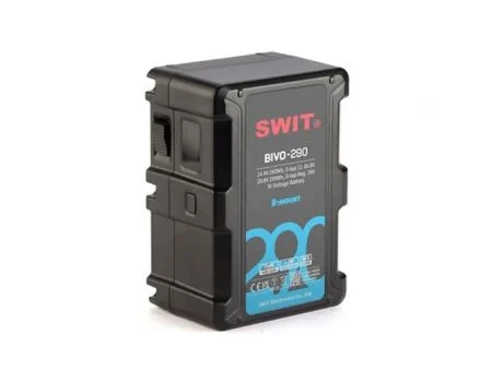 SWIT BIVO-290 290Wh Bi-Voltage B-Mount Battery Pack | 14.4V / 28.8V | 250W Load | OLED Display