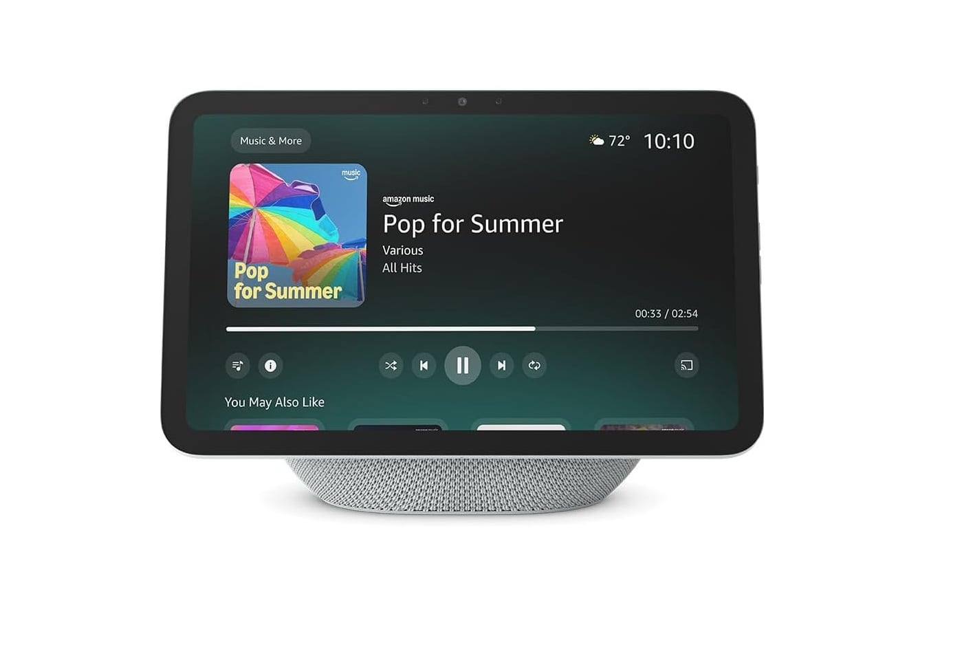 Echo Show 8 White Amazon Echo Show 8 (2025), Vibrant Hd 8.7&Amp;Quot; Display With Spatial Audio, And Alexa, Glacier White - Image 1