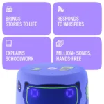 Yasmina Lite AI Smart Speaker – Violet | Arabic & English Voice Assistant - Image 4