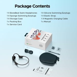 Doogee Bonebeat Swim Open-Ear Bone Conduction Headphones | Ip68 Waterproof | Bluetooth 5.4 | 32Gb Mp3 Player | Ai Noise Cancellation | Black 4 Doogee ≪Strong≫Dgej-Cp004-00≪/Strong≫ Enjoy Music Without Blocking Your Ears With The ≪Strong≫Doogee Bonebeat Swim≪/Strong≫. Featuring An Open-Ear Bone Conduction Design, ≪Strong≫Ip68 Waterproof≪/Strong≫ Protection, ≪Strong≫Bluetooth 5.4, 32Gb Built-In≪/Strong≫ ≪Strong≫Mp3 Storage≪/Strong≫, Ai-Powered Call Noise Reduction, And Up To ≪Strong≫8 Hours Of Battery Life,≪/Strong≫ These Headphones Are Perfect For Swimming, Running, Cycling, And Outdoor Adventures. Bonebeat Swim Bone Conduction Headphones Ip68 Black