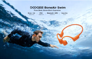 Boneair Swim 1 01 Doogee &Lt;Strong&Gt;Dgej-Cp005-00&Lt;/Strong&Gt; Experience Music Without Blocking Your Ears With The&Lt;Strong&Gt; Doogee Boneair Swim Bone Conduction Headphones&Lt;/Strong&Gt;. Designed For Swimmers And Athletes, These Open-Ear Headphones Feature &Lt;Strong&Gt;Ip68 Waterproof&Lt;/Strong&Gt; Protection, &Lt;Strong&Gt;Bluetooth 5.4, 64Gb Built-In Mp3 Storage,&Lt;/Strong&Gt; Ai Call Noise Reduction, And Up To &Lt;Strong&Gt;8 Hours Of Playback&Lt;/Strong&Gt;, Making Them Ideal For Swimming, Running, Cycling, And Outdoor Adventures. Doogee Boneair Swim Doogee Boneair Swim Bone Conduction Headphones | Ip68 Waterproof | Bluetooth 5.4 | 64Gb Mp3 Storage | Open-Ear Sports Headset | Dark Gray